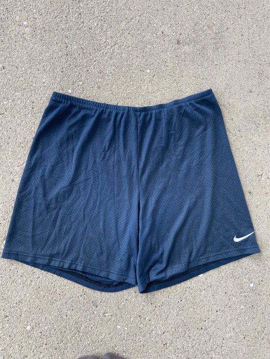 Nike Other - Vintage 90s Nike Jersey Athletic Shorts Navy USA Made Streetwear Men XL 6 inseam